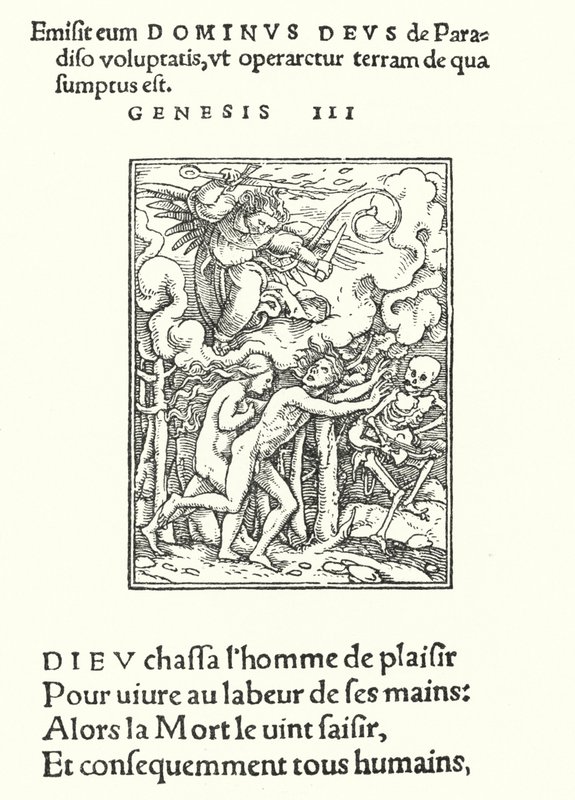 The Driving Forth from Eden by Hans (after) Holbein the Younger