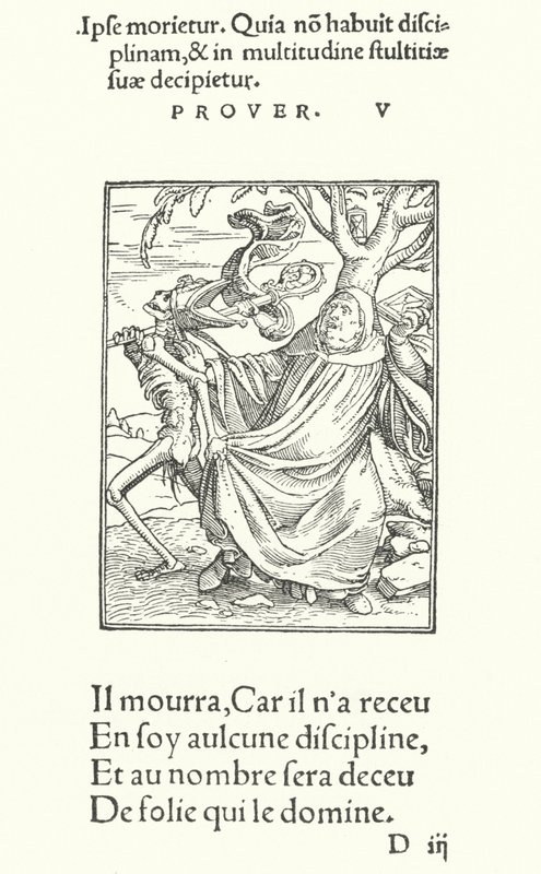 The Lord Abbot (engraving) by Hans (after) Holbein the Younger