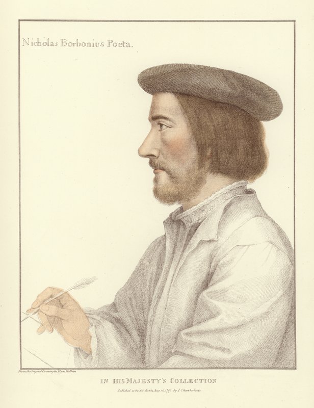 Nicholas Borbonius by Hans Holbein der Jüngere
