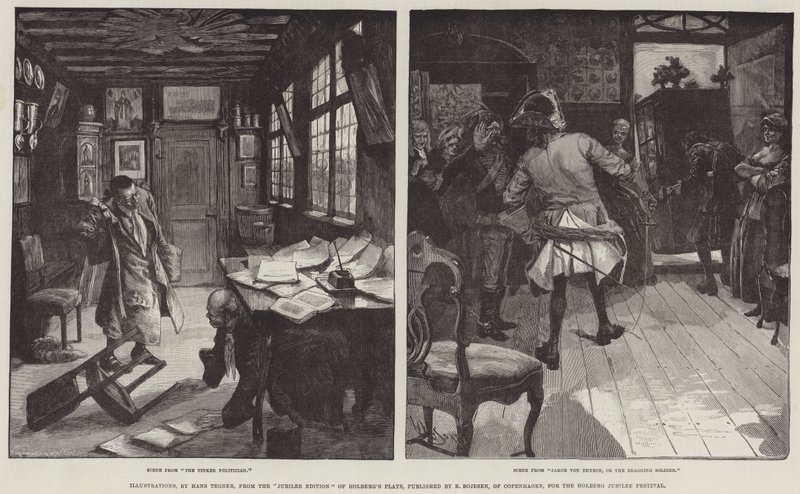 Illustrations, from the Jubilee Edition of Holberg