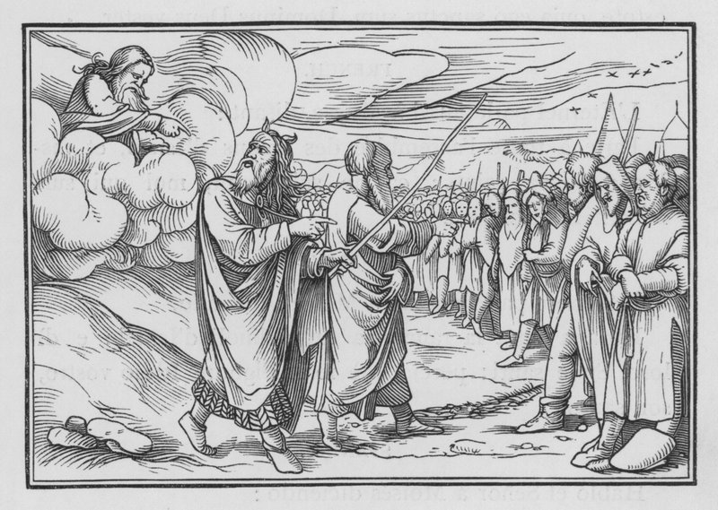 God Commands Moses to Number the People by Hans after Holbein the Younger