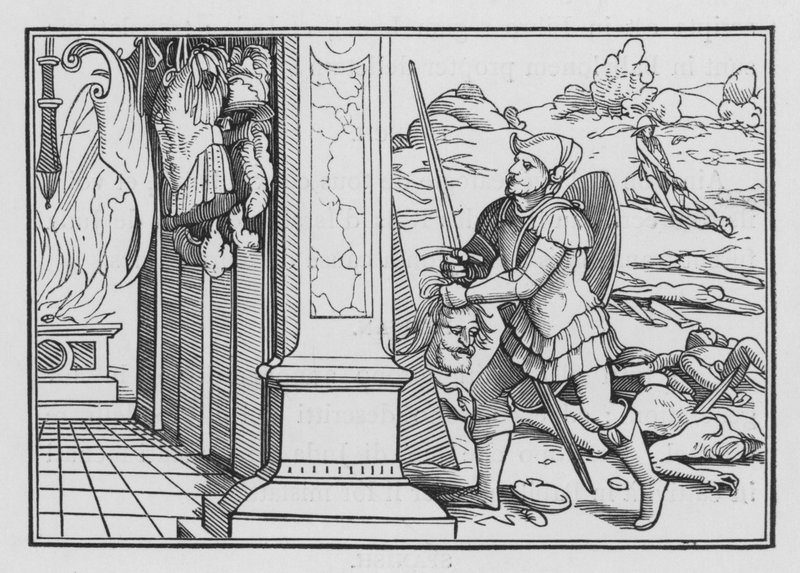 The Overthrow and Death of Saul by Hans after Holbein the Younger