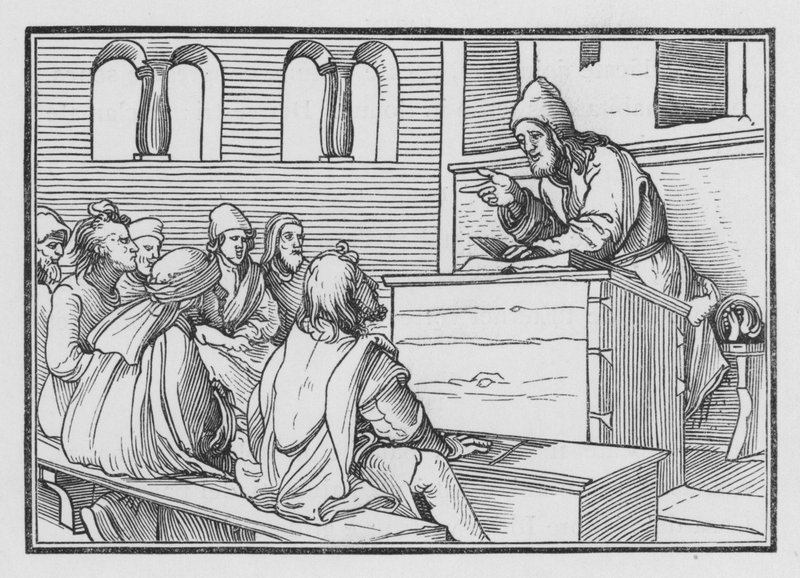 The Prophecy of Amos by Hans after Holbein the Younger