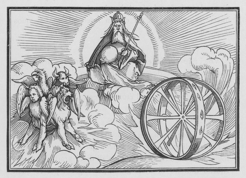 The Vision of Ezekiel by Hans after Holbein the Younger