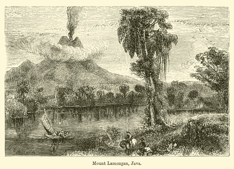 Mount Lamongan, Java by Harden Sidney Melville