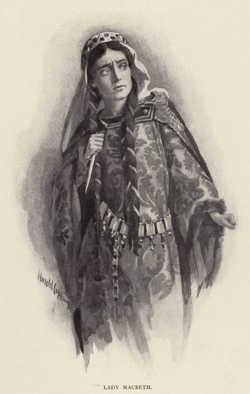 Lady Macbeth by Harold Copping