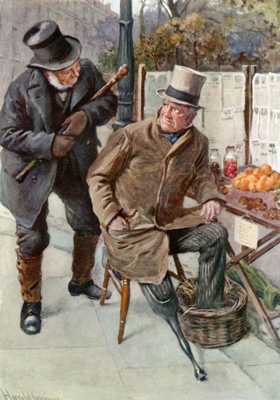 Mr. Boffin and Silas Wegg by Harold Copping