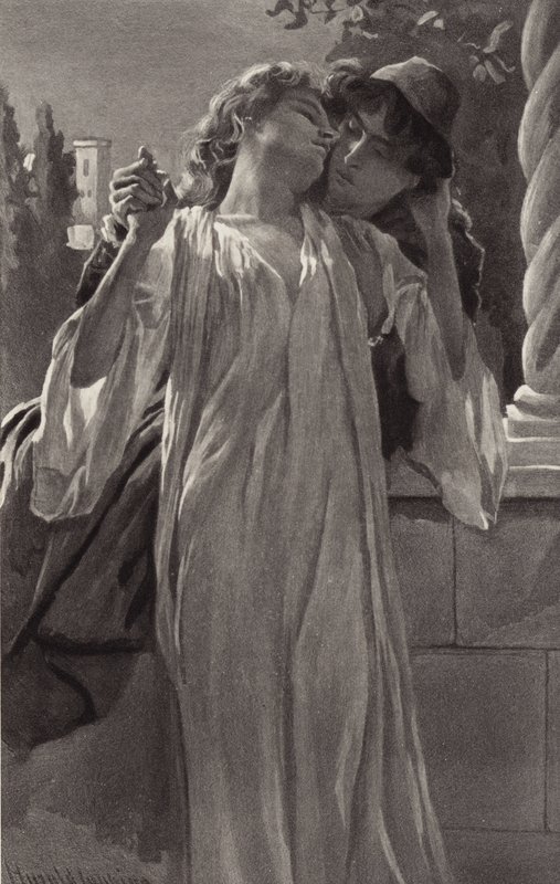 Romeo took his leave of his dear wife with a heavy heart by Harold Copping