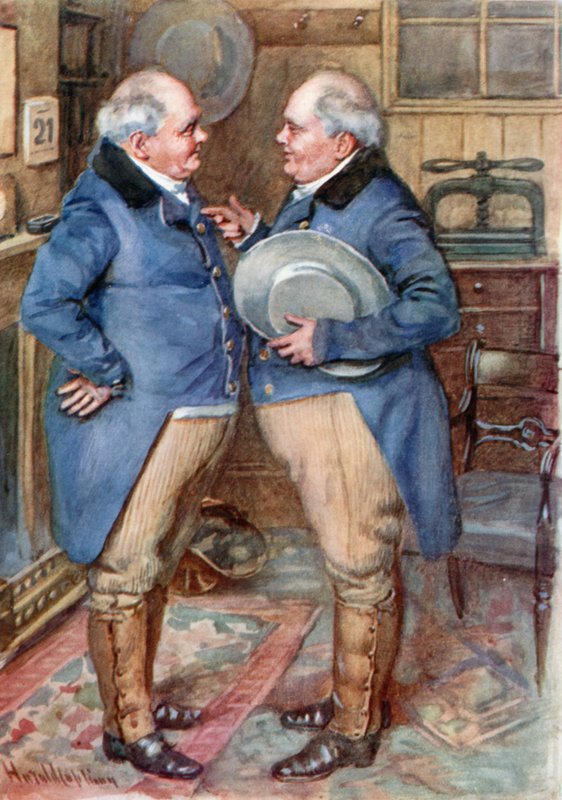 The Brothers Cheeryble by Harold Copping