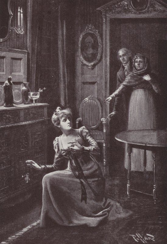 Illustration for Vanity Fair by William Makepeace Thackeray by Harold Hume Piffard