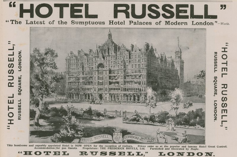 Hotel Russell, Russell Square, London by Harold Oakley