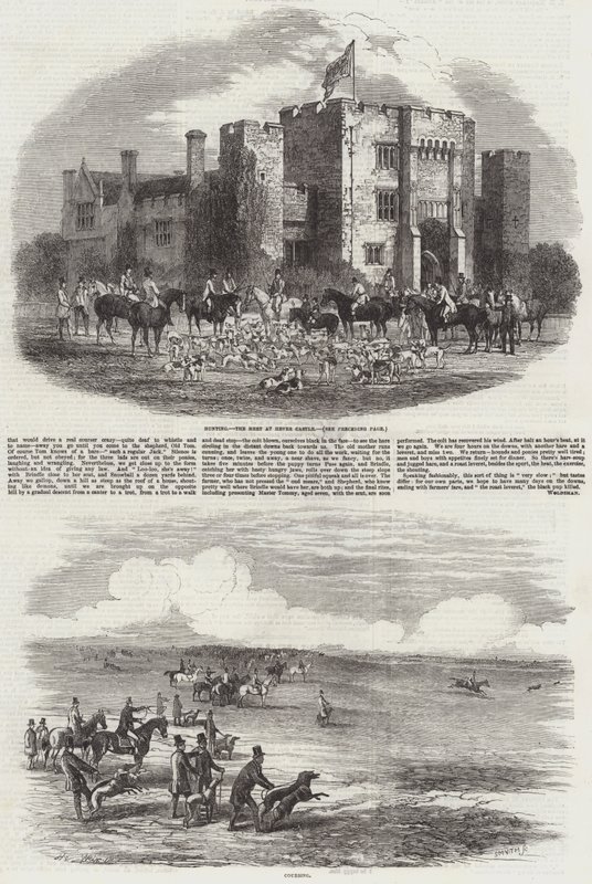 Hunting and Coursing by Harrison William Weir
