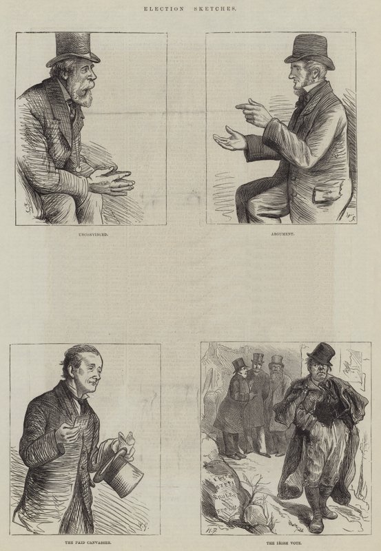 Election Sketches by Harry Furniss
