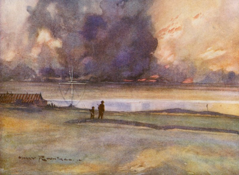 Golf Courses: Porthcowl, Going to the Eighteenth Green by Harry (1878 1950) Rountree