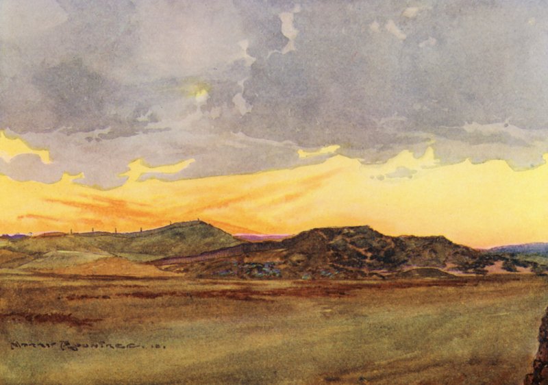 Golf Courses: Prestwick, Looking Back at the "Alps" by Harry (1878 1950) Rountree