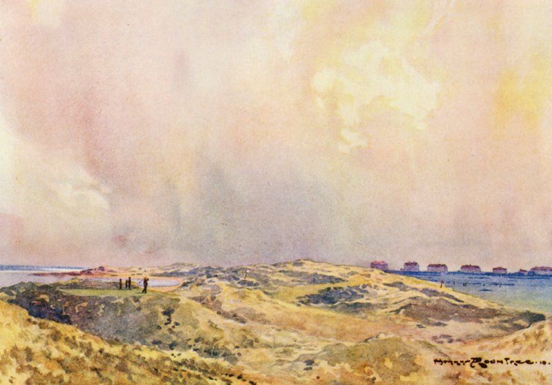 Golf Courses: Hoy Lake, the Twelfth Tee by Harry (1878-1950) Rountree