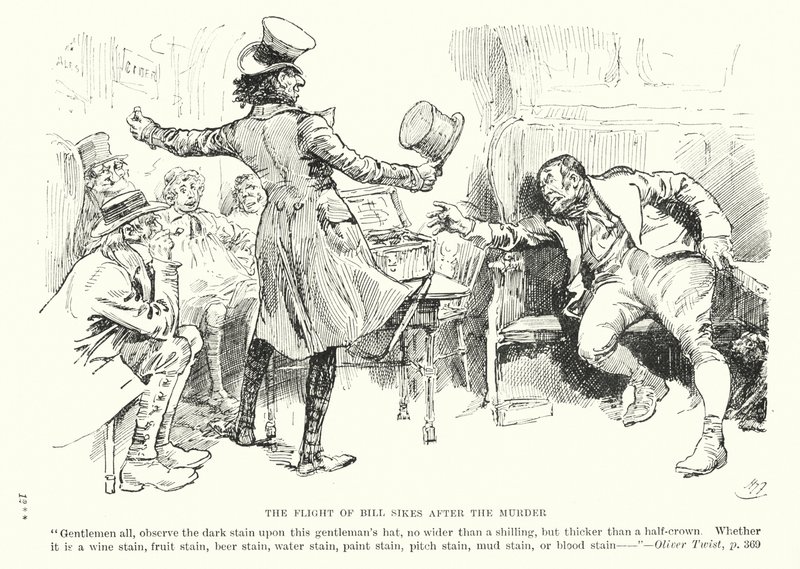 Illustration for Oliver Twist by Charles Dickens by Harry (after) Furniss