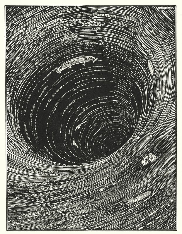 Edgar Allan Poe: Descent into the Maelstrom by Harry Clarke