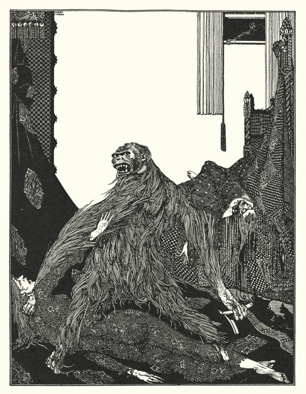 Edgar Allan Poe: The Murders in the Rue Morgue by Harry Clarke