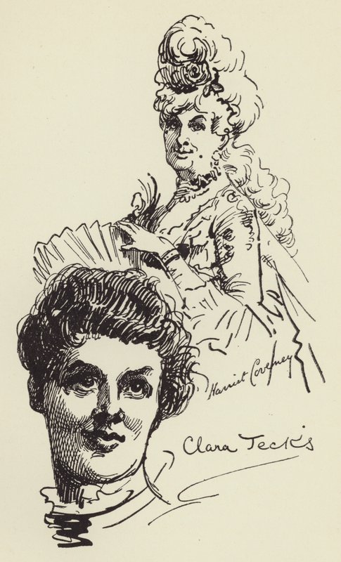 Harriet Coveney and Clara Jecks by Harry Furniss