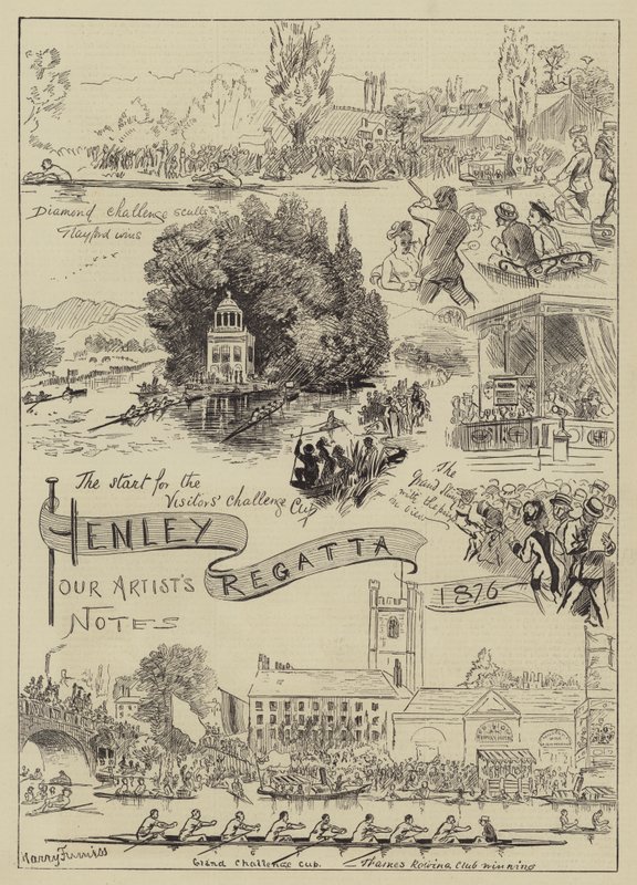 Henley Regatta by Harry Furniss