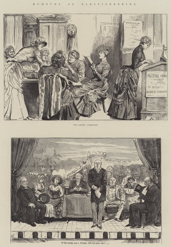 Humours of Electioneering by Harry Furniss