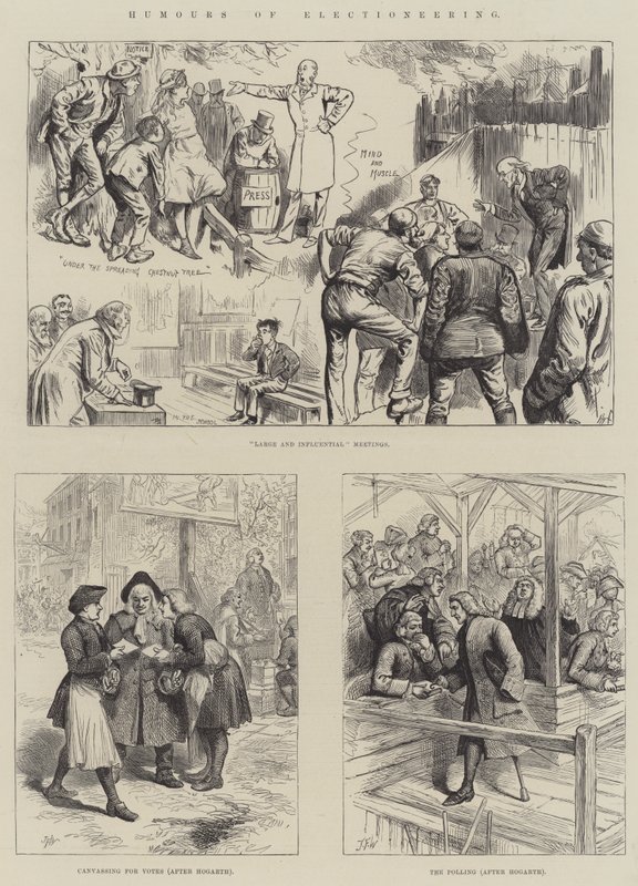 Humours of Electioneering by Harry Furniss