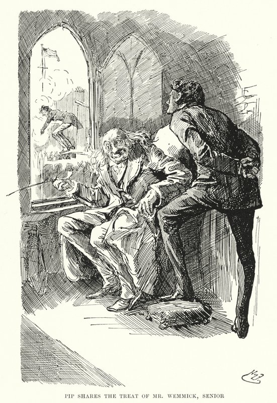 Illustration for Great Expectations by Charles Dickens by Harry Furniss