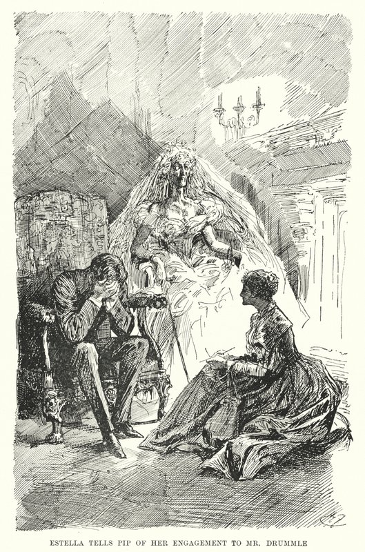 Illustration for Great Expectations by Charles Dickens by Harry Furniss