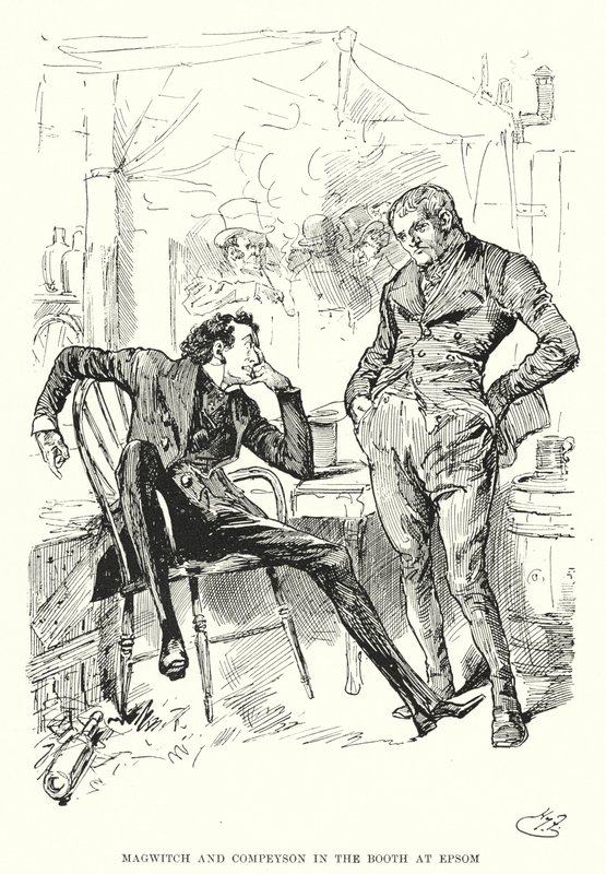 Illustration for Great Expectations by Charles Dickens by Harry Furniss
