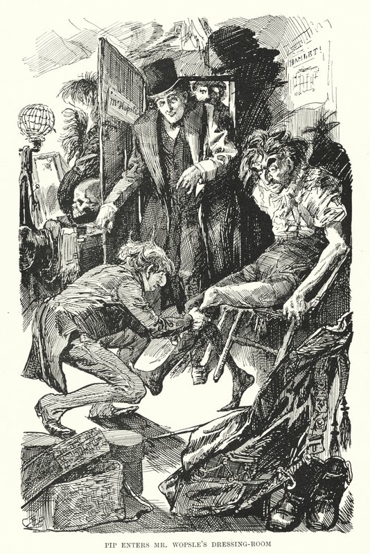 Illustration for Great Expectations by Charles Dickens by Harry Furniss