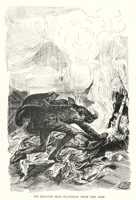 Illustration for Great Expectations by Charles Dickens by Harry Furniss