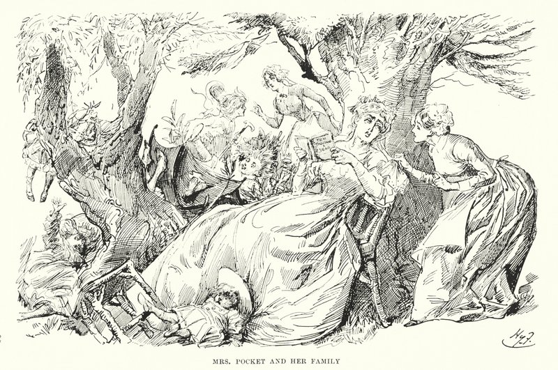 Illustration for Great Expectations by Charles Dickens by Harry Furniss