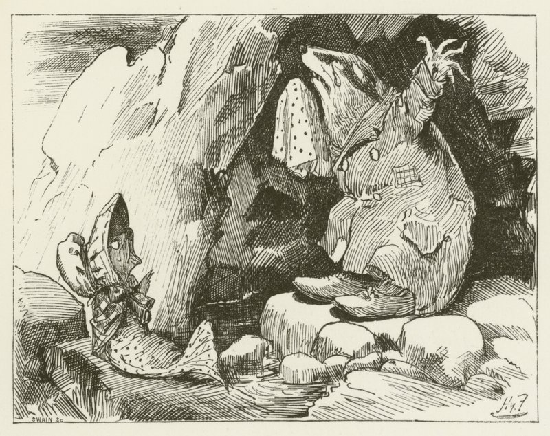 Illustration for Sylvie and Bruno by Harry Furniss