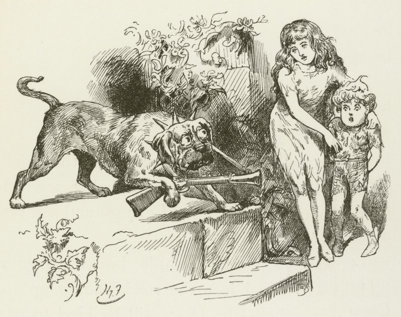 Illustration for Sylvie and Bruno by Harry Furniss