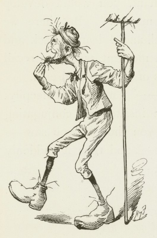 Illustration for Sylvie and Bruno by Harry Furniss