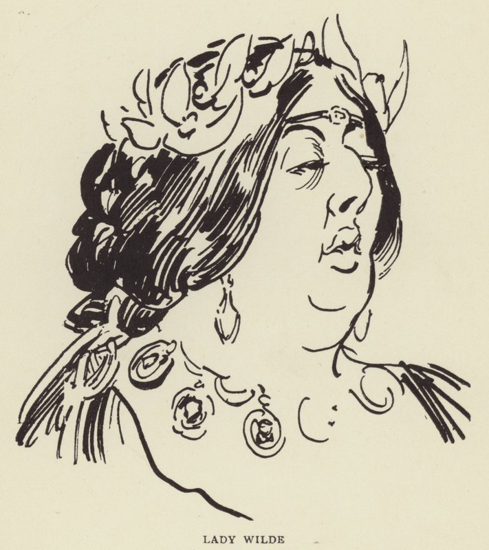 Lady Wilde by Harry Furniss