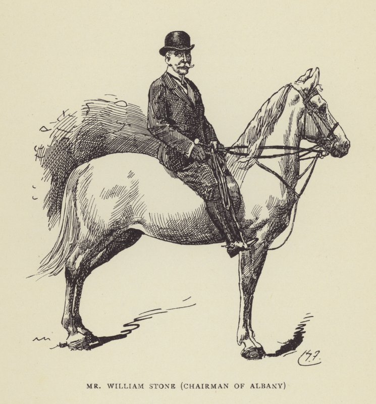 Mr. William Stone, Chairman of Albany by Harry Furniss