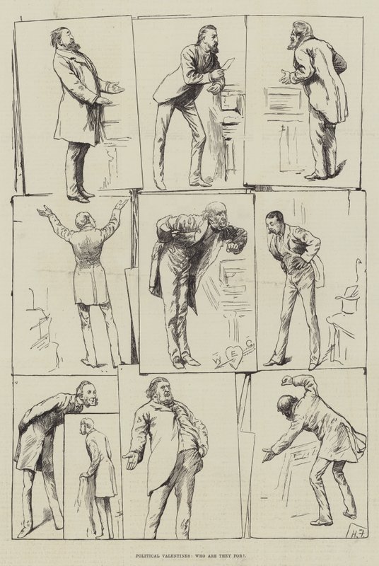 Political Valentines by Harry Furniss