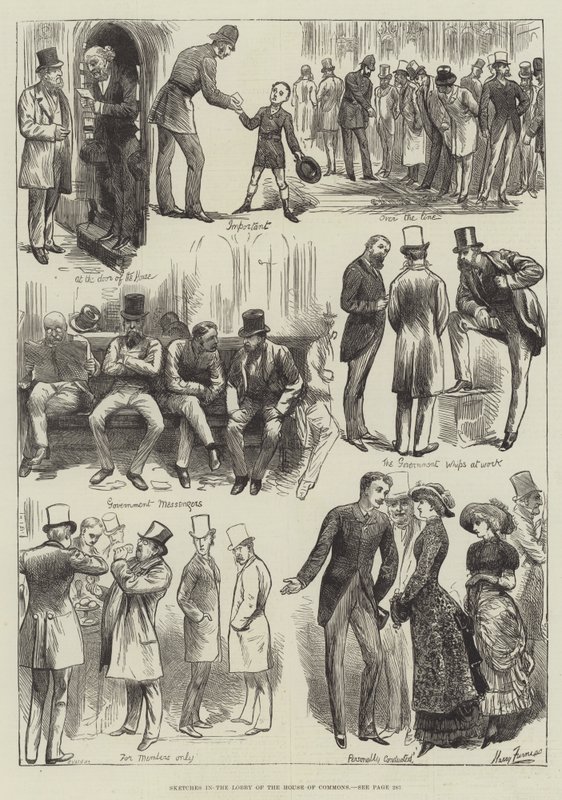 Sketches in the Lobby of the House of Commons by Harry Furniss