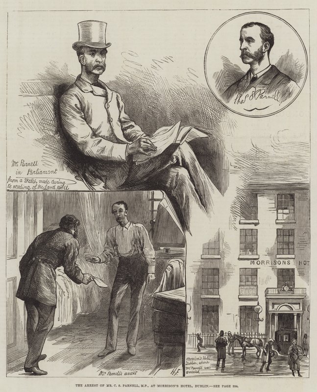 The Arrest of Mr C S Parnell, MP, at Morrison