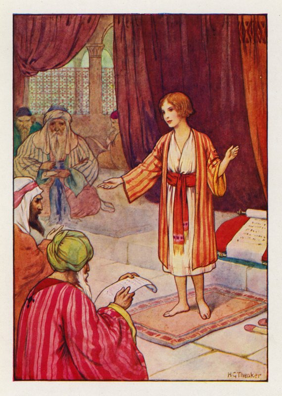 After three days they found him in the Temple by Harry George Theaker