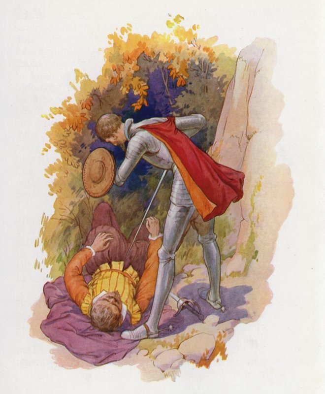 Illustration for Don Quixote by Harry George Theaker