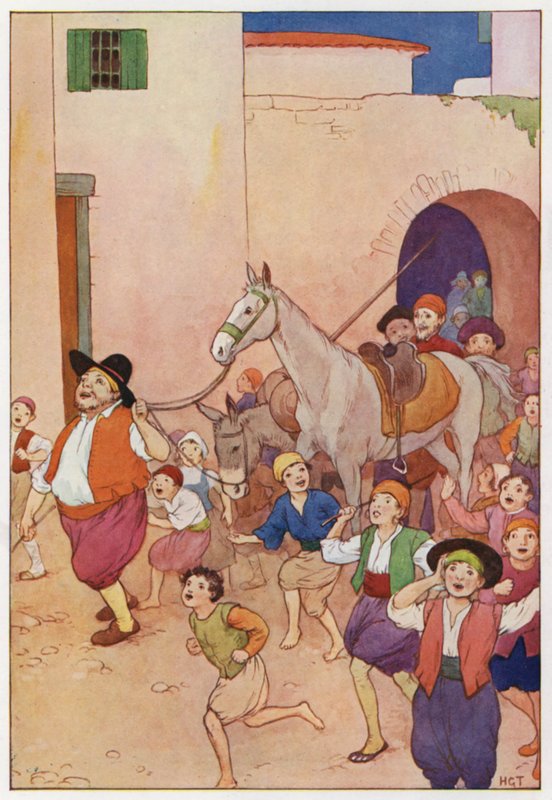 Illustration for Don Quixote by Harry George Theaker