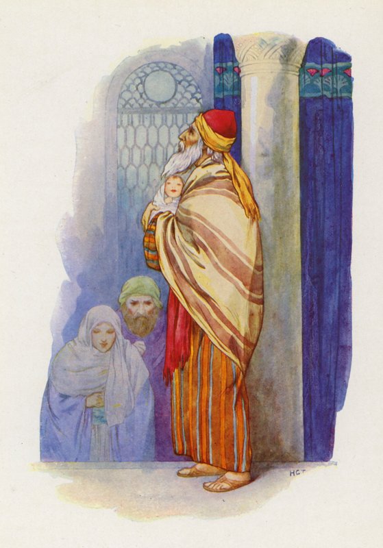 "Lord, now lettest Thou Thy servant depart in peace" by Harry George Theaker