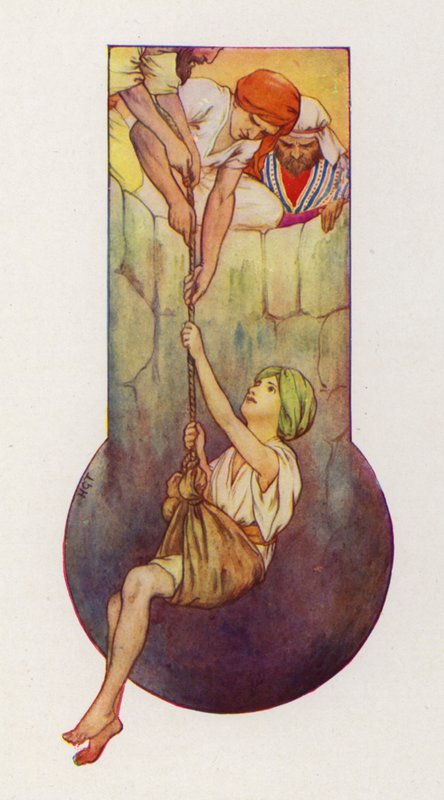 The brothers drew Joseph up out of the pit by Harry George Theaker