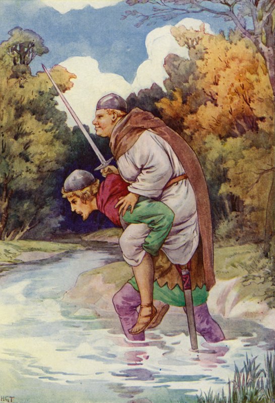 The friar made him grunt with his great weight by Harry George Theaker