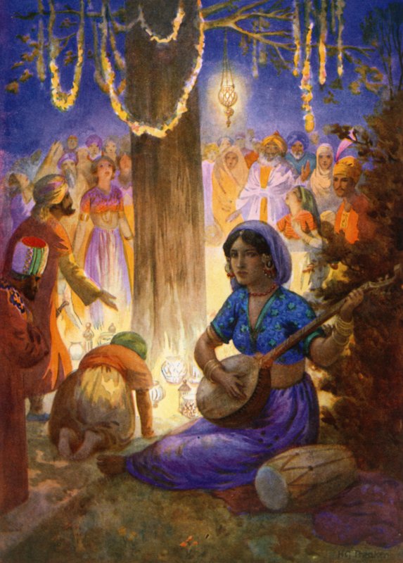 They Came with Garlands, Lamps and Music by Harry George Theaker