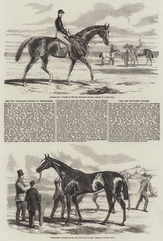 The Two Thousand Stakes at Newmarket by Harry Hall