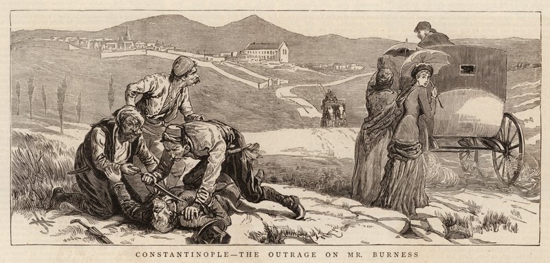 Constantinople, the Outrage on Mr Burness by Harry Hamilton Johnston